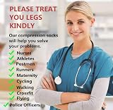 Calves Kelson Compression Socks 2 Pairs 20-30 mmHg Men Women Travel Running view 3