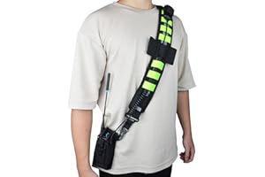 Universal Radio Nylon Holder, Walkie-Talkie Holster with Heavy Duty Shoulder Strap for Baofeng UV5R Midland Retevis Kenwood M
