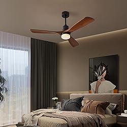 Chriari Ceiling Fans with Lights, 60" Wood Ceiling
