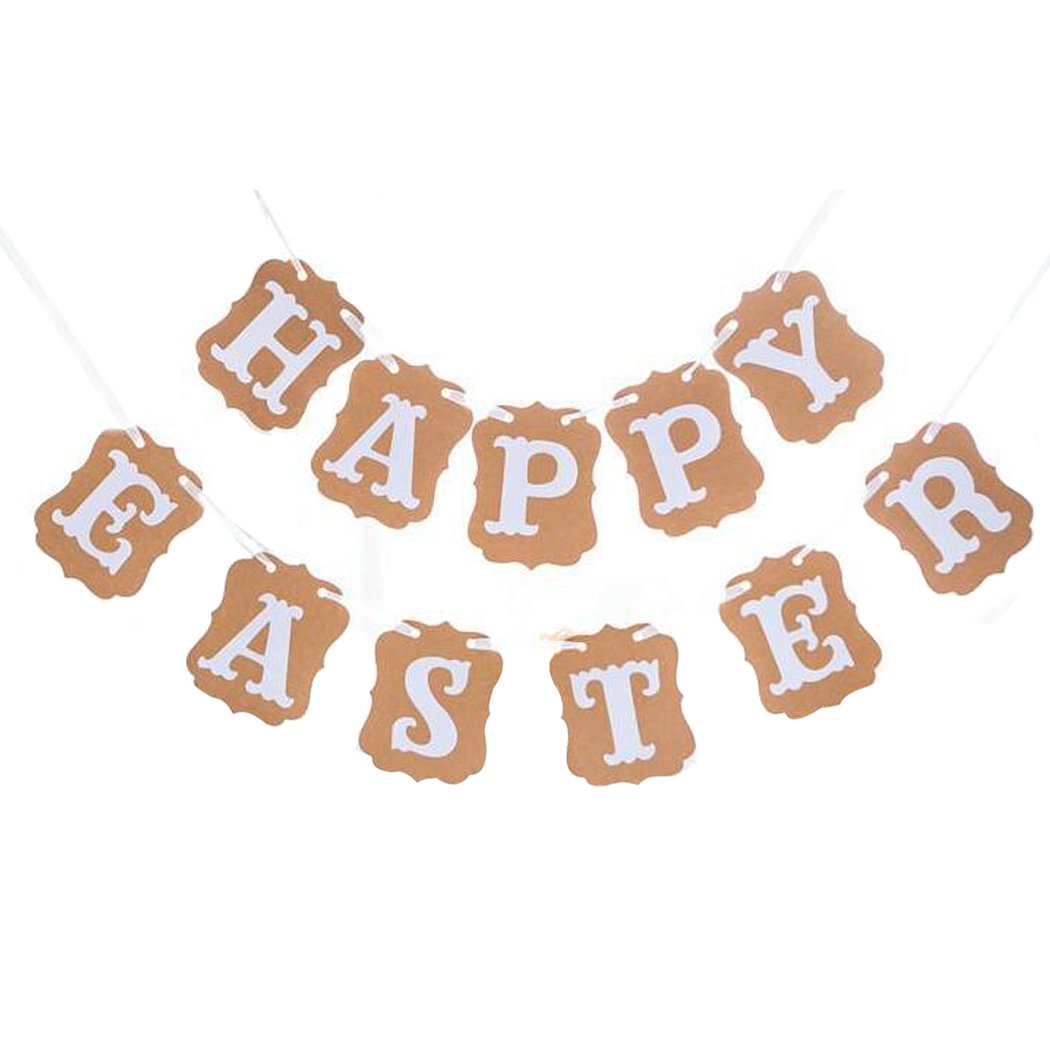 Amazon Com Funpa Happy Easter Banner Easter Decorations Banner