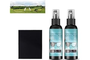 ANRUI Lens Scratch Removal Spray, Glasses Windshield Repair Fluid, Glasses Glass Scratch Repair Liquid, Lens Scratch Remover, Used to Clean and Repair Glasses Scratches (2PC)