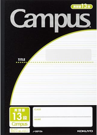 Amazon コクヨ ノート キャンパスノート 用途別 英習罫 黒 ノ 30f13d ノート 文房具 オフィス用品