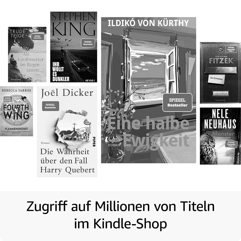 Zertifiziert und generalüberholt Amazon Kindle Paperwhite Signature Edition(32 GB)-Unser schnellster Kindle,mit Frontlicht mit automatischer Anpassung,kabellosem Aufladen und wochenlanger Akkulaufzeit 6