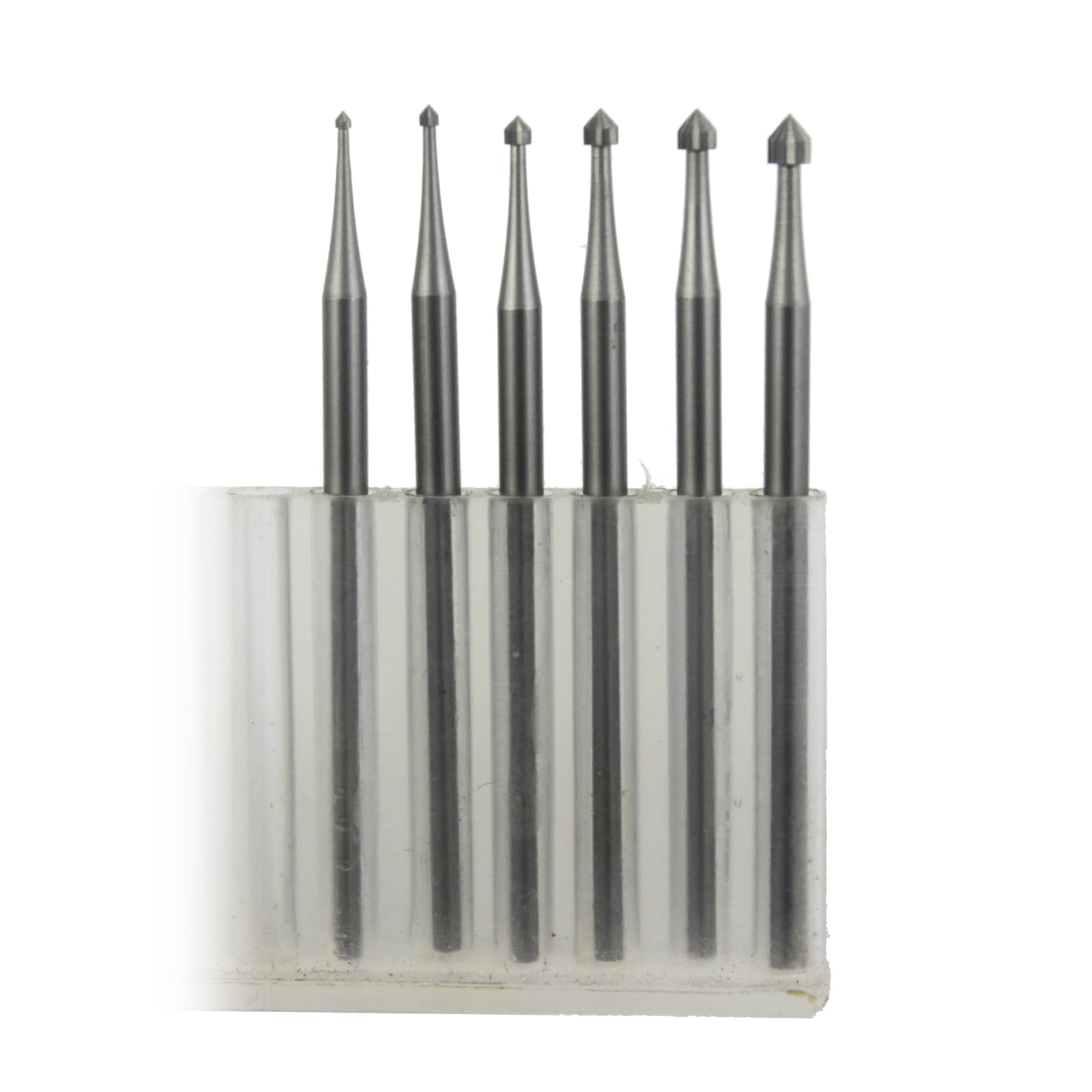 Photo 1 of ??? ?? 6 Pcs Cylinder - Cone Shape Jewelry Making Burr - 3/32'' Shank Stone Setting Burs Jewelry Engraving Bits for Lapidary 008-023