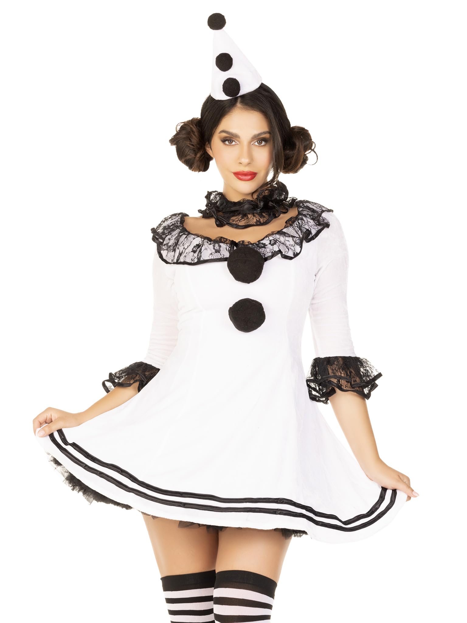 Photo 1 of Leg Avenue womens Adult Sized Costumes, White/Black, Medium Large US