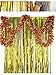 Set of 2 Shiny Gold Metallic Foil Fringe Door & Window Curtain Party Decoration 3' X 8' (36
