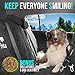 Starling's Dog Car Seat Covers - Pet Backseat Hammock Style Heavy Duty Waterproof Scratch Proof Nonslip Durable Pets Car Seat Cover for Cars Trucks and SUVs (W/Collapsible Dog Bowl, a Pet Seatbelt)