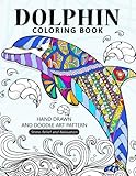 Dolphin Coloring Book: Stress-relief Coloring Book For Grown-ups ,Adults by Balloon Publishing
