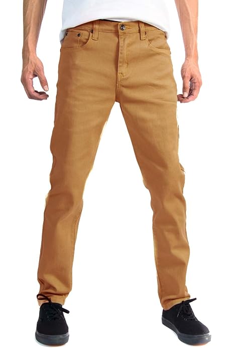 JMSUN Men Faux Fur Lined Waist 