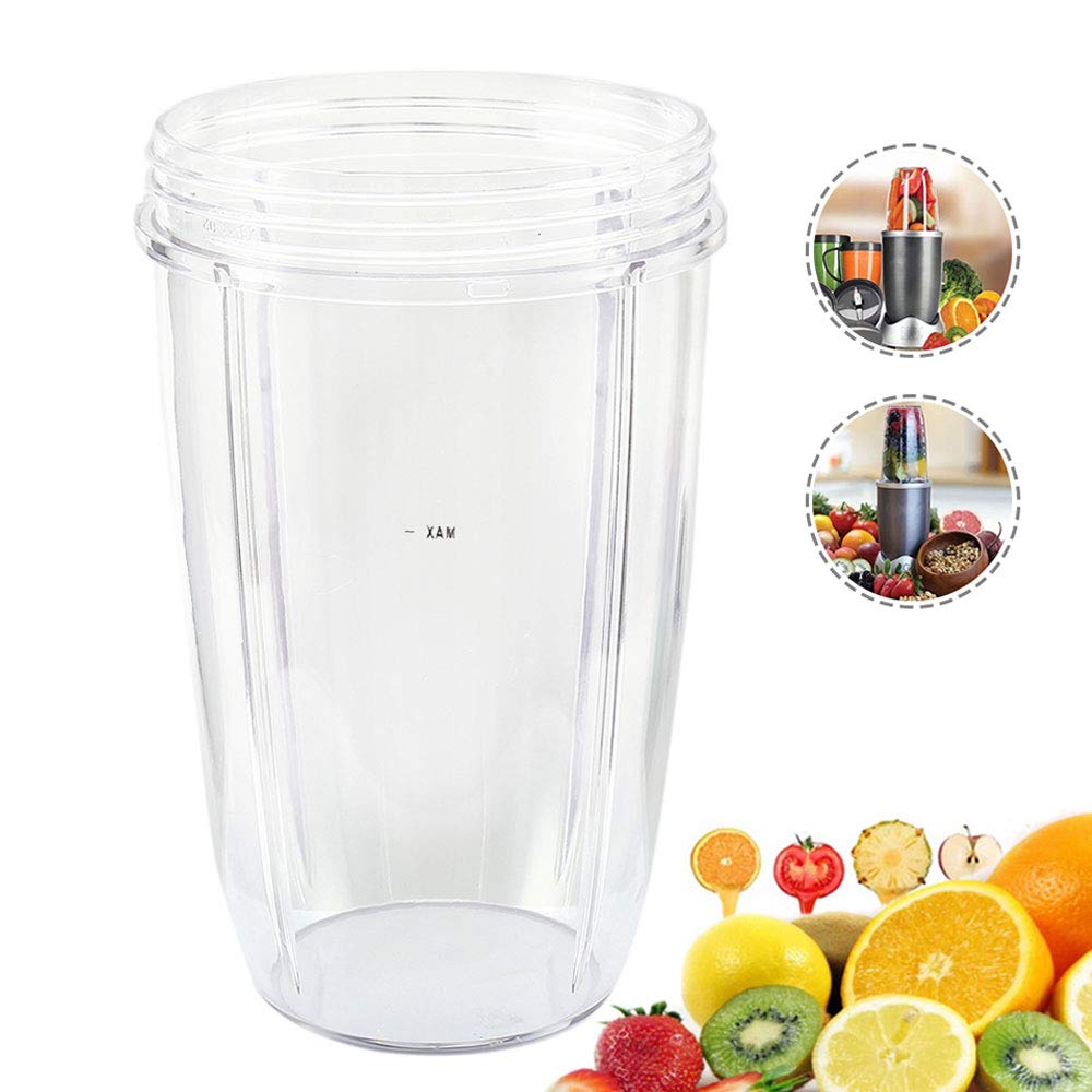 24 Ounce Tall NutriBullet Replacement Cups Juicer Mixer Accessory