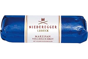 Niederegger Marzipan Loaf Covered with Milk Chocolate - 125g/4.4 oz | Pure Marzipan Perfection | Premium Quality Ingredients | Handcrafted in Germany since 1806.