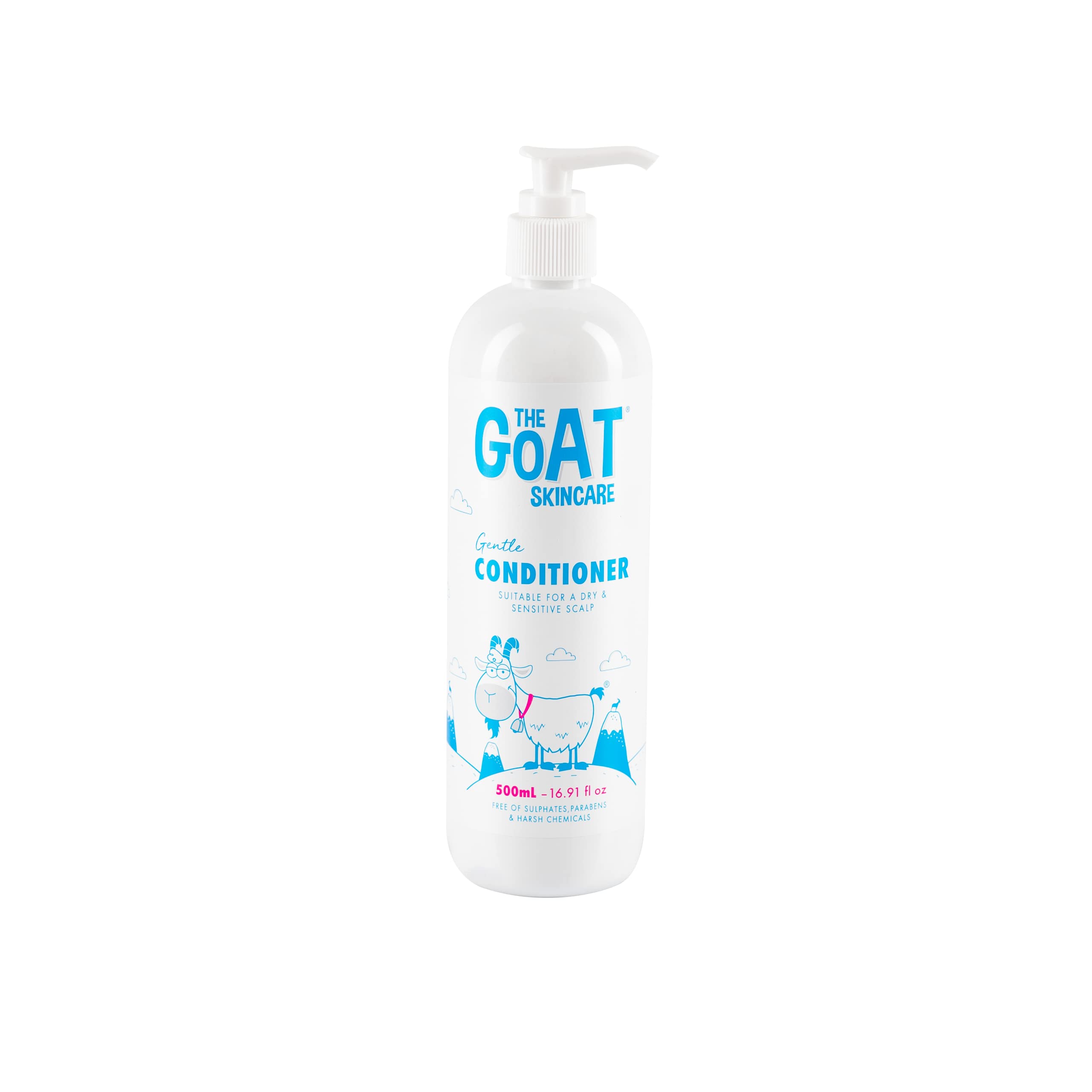 The Goat Skincare Pure Goat's Milk Hair Conditioner For Dry, Itchy and Sensitive Scalp Conditions, Paraben Free and No Artificial Colours 500ml