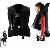 Adults Horse Riding Airbag Vest, Adjustable Equestrian Training Professional Shock Absorption Protective Equipment