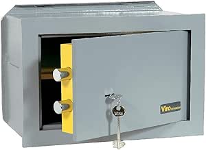 Viro 4551.20 - Caja fuerte mecánica empotrable, color gris