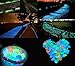 Glow in The Dark Garden Pebbles Stone Luminous Decorative Stones for Your Fantastic Garden or Yard Outdoor Fish Tank in Colorful Color 100Pcs