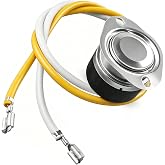 LXVZVX 5708L 2-Wire Defrost Termination Switch 75&deg;F-40&deg;F, Commercial Refrigeration Defrost Thermostat, Fit for Bohn Heatcraft Norlake Larkin Chandler Climate Control, Replaces 078832 4752C
