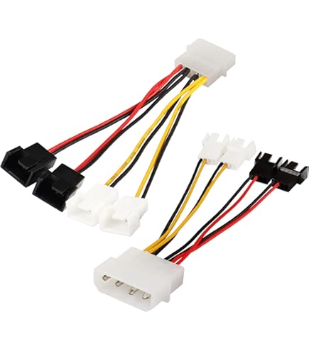 In-Tech Shop - 120 - Cavo Alimentazione Pc A Y 2 Molex Maschio/1 Molex - Foto 7