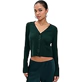 Vince Women's Satin Button Placket V Neck Cardigan