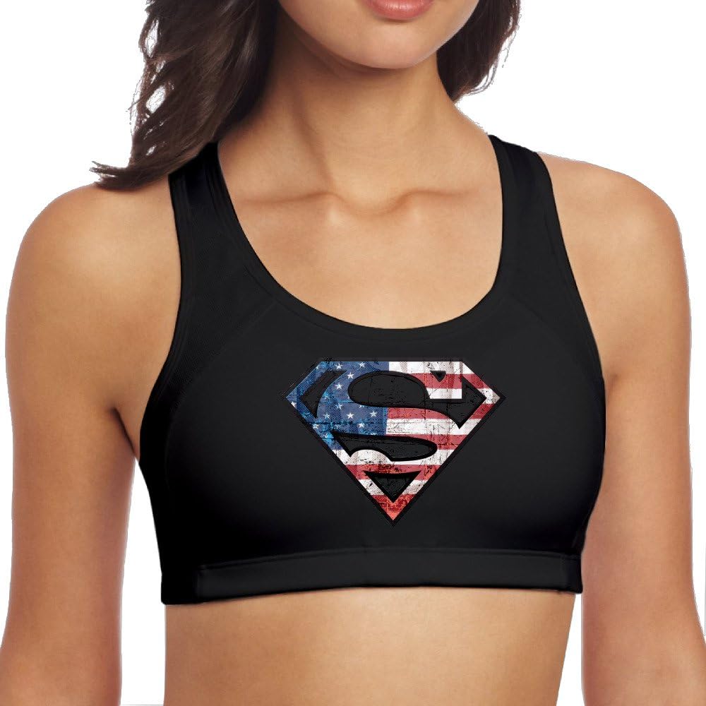 Lynie Women's Superamerica Logo Sports Vest Black