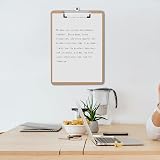 ZCZN A4 Hardboard Clipboard with Low Profile Clip and Retractable Hole view 7