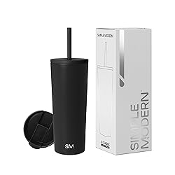 Simple Modern Insulated Tumbler with Lid and Straw