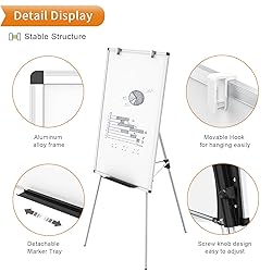 VIZ-PRO Magnetic Portable Easel Dry Erase