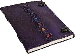 TUZECH Chakra Journal Handmade Huge Leather Bound