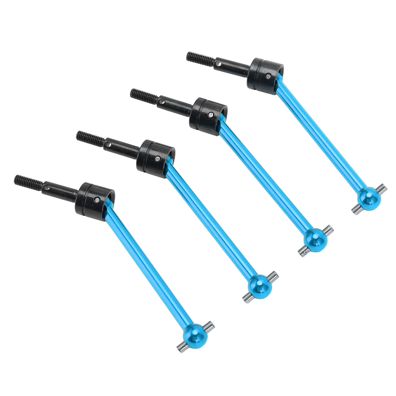 4Pcs RC Car Drive Shaft CVD Driving Shaft RC Transmission Axle Compatible with Tamiya TT02B 1/10 RC Car (Blue) Model Car Accessories Car Model Accessory Model Toy