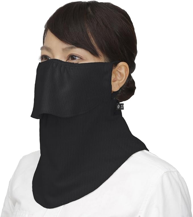 Yakenu UV Sun Protection mask for face, Neck. 560Black"Yakenu Standard", Masks Amazon Canada