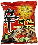 Nongshim Shin Ramyun Noodle Soup Gourmet Spicy No Msg 16/4.2 O0z - 16 Packs Wf13