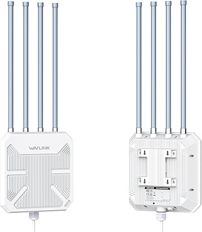 WAVLINK WiFi6 Outdoor Access Point AX3000 Dual Band with PoE IP67 4x8dBi