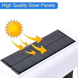 Solar Powered Fake Security Camera, Dummy Simulated