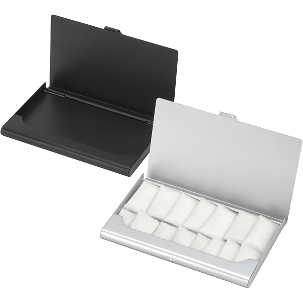 Zyn Pouch Container - Discreet Squeeze Can For Nicotine Pouches - Two