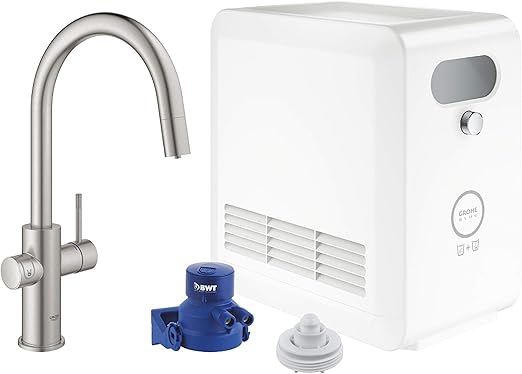 Grohe 31251dc2 Blue Professional Kitchen Faucet Starter Kit