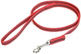 Julius-K9 Color & Gray Super-Grip Leash with Handle 14 mm x 1.2 m Red-Gray