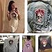ARTEM 10.2X7.1inch Mosaics Rose Skeleton Sticker Thermal Transfer Patches for Clothes Patch DIY T-Shirt Hoodies and Denim Jacket