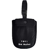YOYI YOYI RFID Undercover Bra Wallet,Hidden Travel Pouch,Secret Stash Pocket - Credit Cards & Money & Valuables with Adjustab