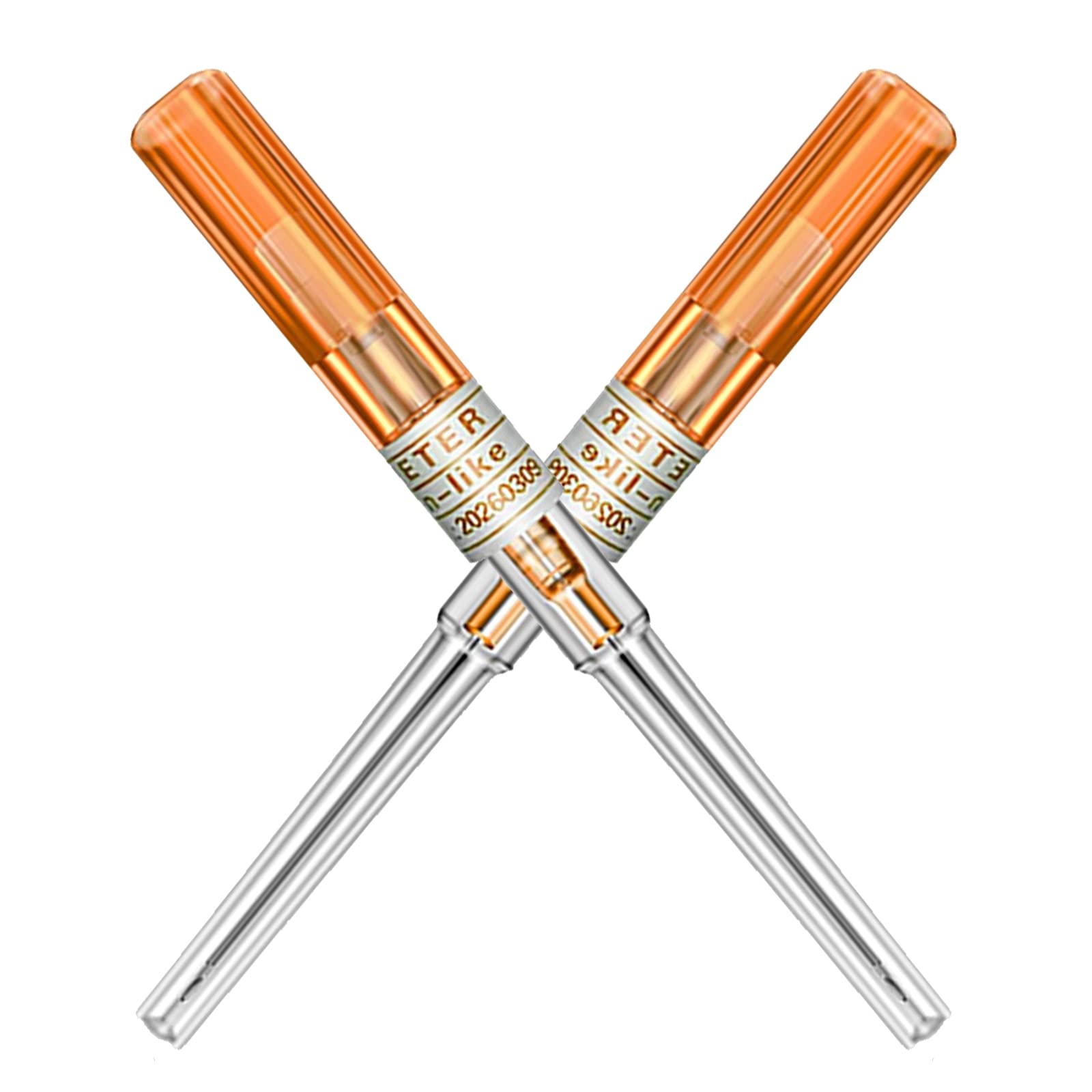 Unihuby 10PCS 14G Catheter Piercing Needles - 14 Gauge Ear Nose Piercing Supplies