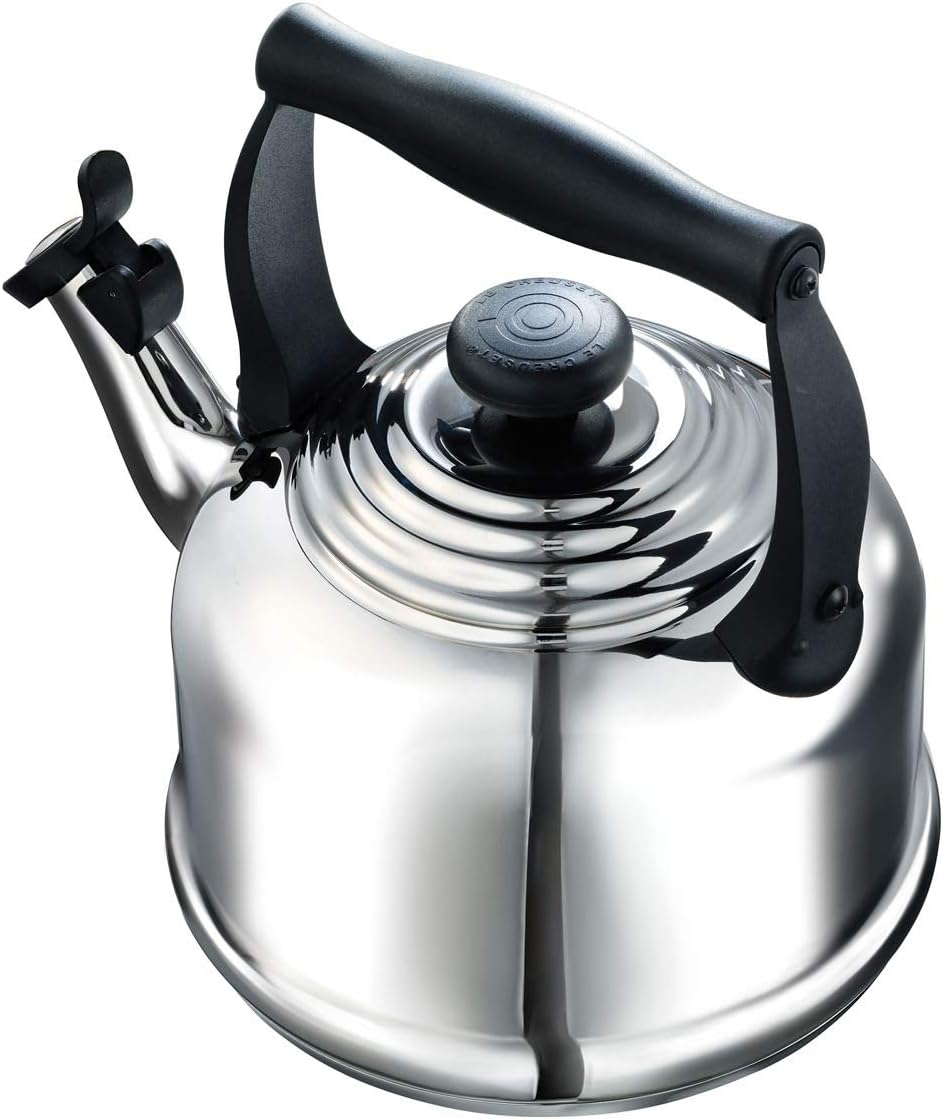 Le Creuset Kone Stove-Top Kettle with Whistle, Suitable for All Hob Types Including Induction and Cast Iron, Stainless Steel - Image 3