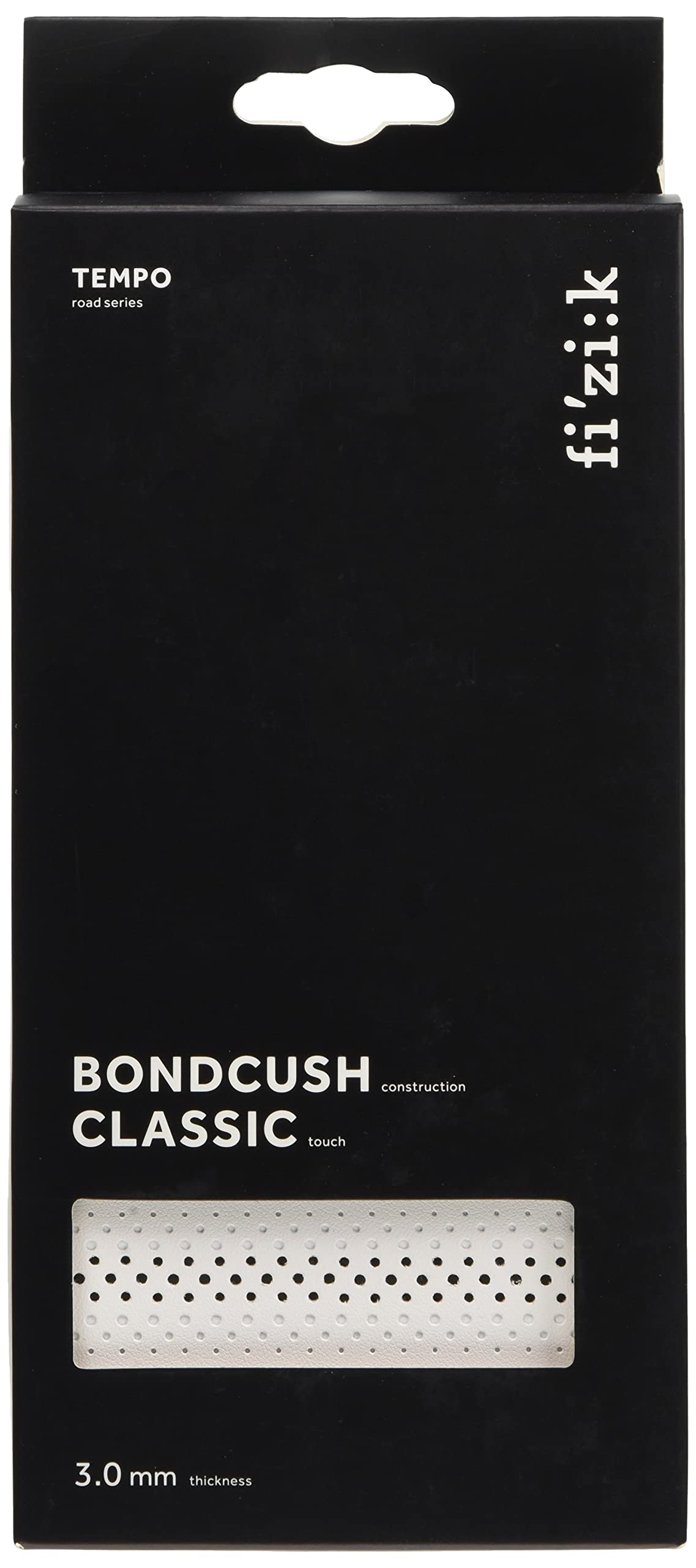 Fizik Tempo Bar tape Microtex Bondcush Classic, White,3mm