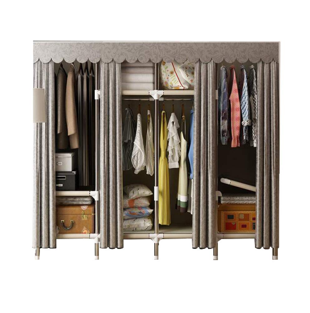 Amazon Com Hmeigui Closet Shelves Organization Portable Armoire