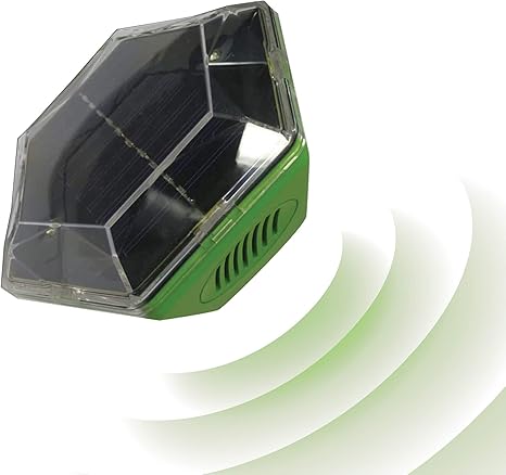 Isotronic Ultrasonic Solar Bird Repeller Device Portable Bird Deterrent Pigeon Scarer Pack Of 1 Pcs Amazon Co Uk Garden Outdoors