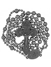 Soldado de Dios Militar Rosario por venerare (Gunmetal)