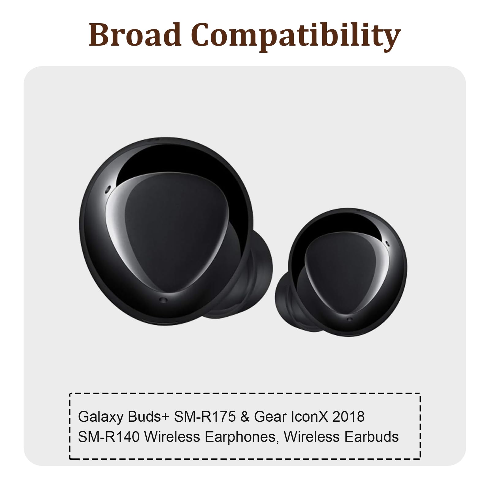 1PC HIGHAKKU NS1454 Ersatzakku kompatibel mit Samsung Galaxy Buds+ & Gear IconX 2018 Wireless Earphones, Wireless Earbuds 5