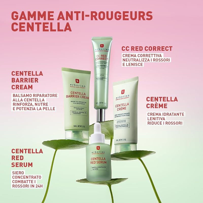 - Centella Barrier Cream - Bálsamo Reparador Anti-Vermelhidão para Rosto e Corpo - Repara e Nutre a pele - Korean Cosmetics - 50 ml