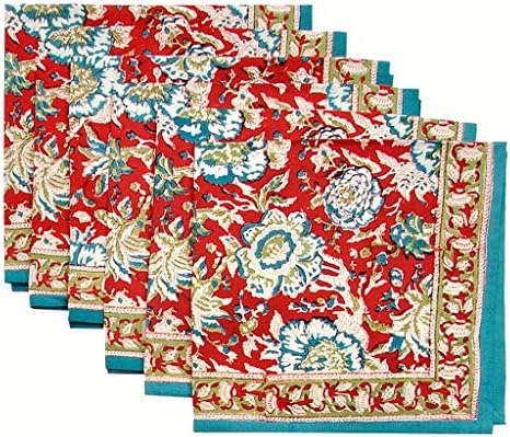 Eminent Craft - Placemat & Dinner Napkin Set - Nile - Handmade - Cotton - Set of 6