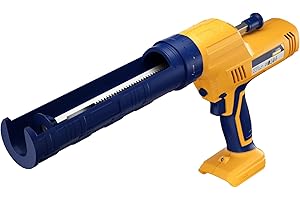DANERO Cordless Caulking Gun Compatible With Dewalt 20V Max Battery(Tool Only), Battery Operated Caulk Tool Electric Caulk Gun w/ 5 Adjustable Speeds, Anti-Drip Design, 10oz Tube for Filling, Sealing