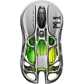 GravaStar Mercury M1 Pro Tri-Mode Wireless Gaming Mouse | Magnesium Alloy &bull; Ergonomic Comfort &bull; PAW3395 Sensor &bull; 200H Battery &bull; 5 Programmable Buttons