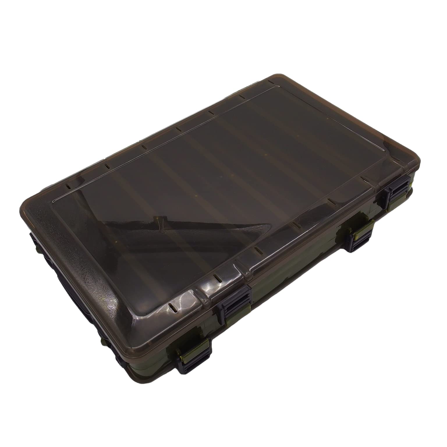 momolures - Reversible Lure case tackle box for Bass Pike Zander Cod fishing (LARGE)