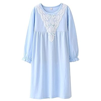 Lace Long Cotton Nightgowns Amazon HOYMN Lace Cotton Nightgowns